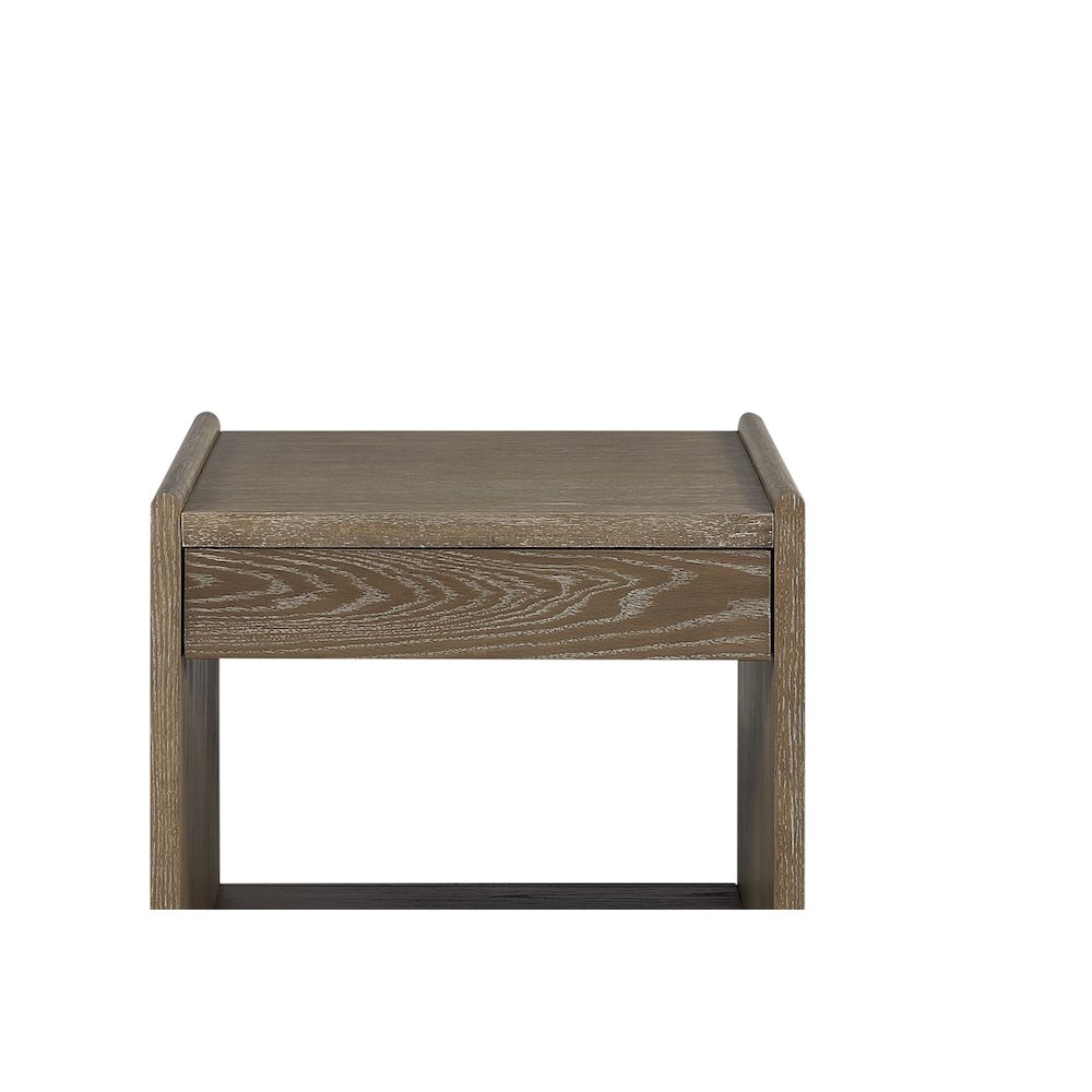Transitional Elements End Table - Cocoa. Picture 1