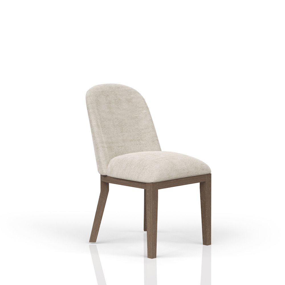 Elements Shelter Upholstered Chair - In Cocoa Finish. Picture 2