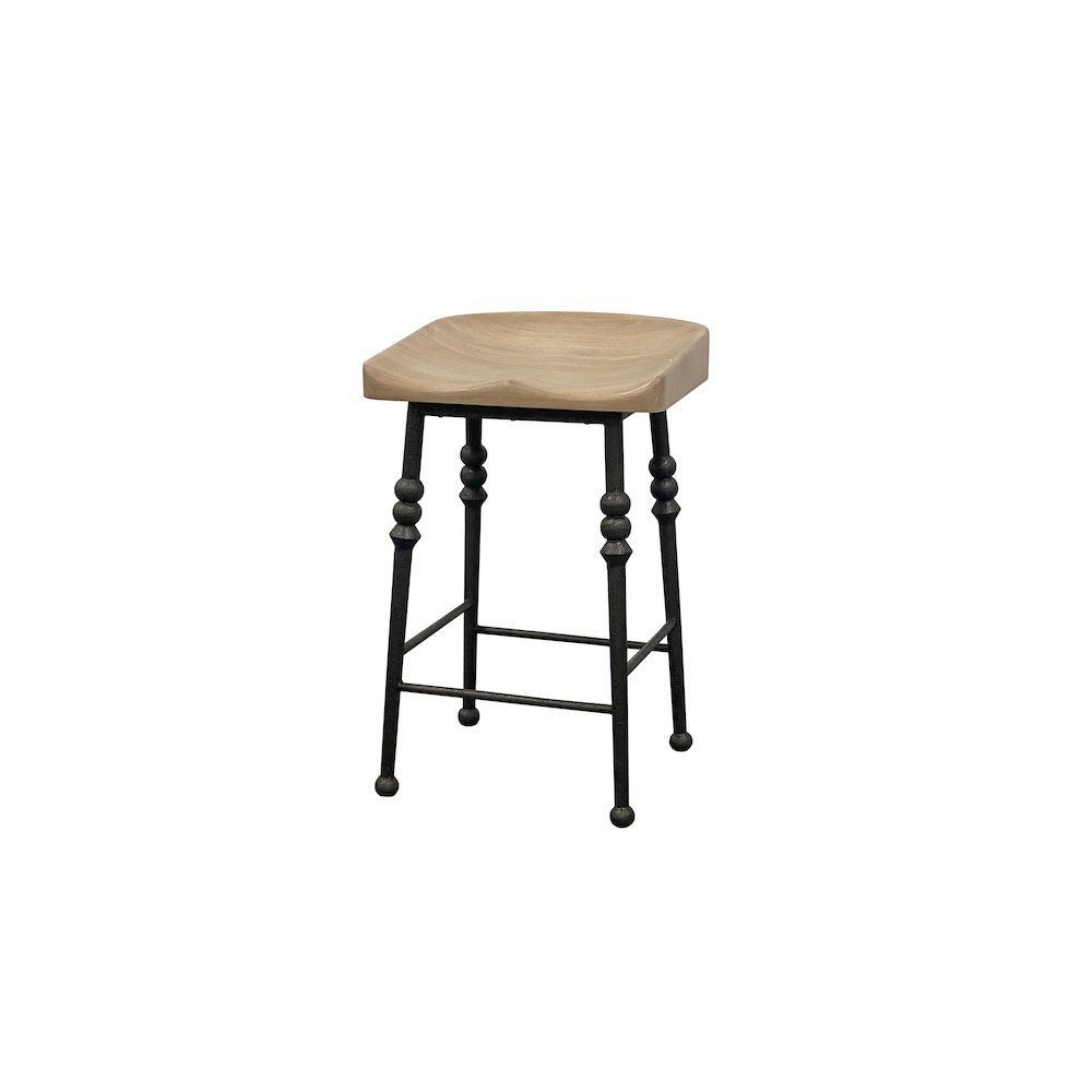 Magnolia Counter Height Saddle Stool - Cashew. Picture 6