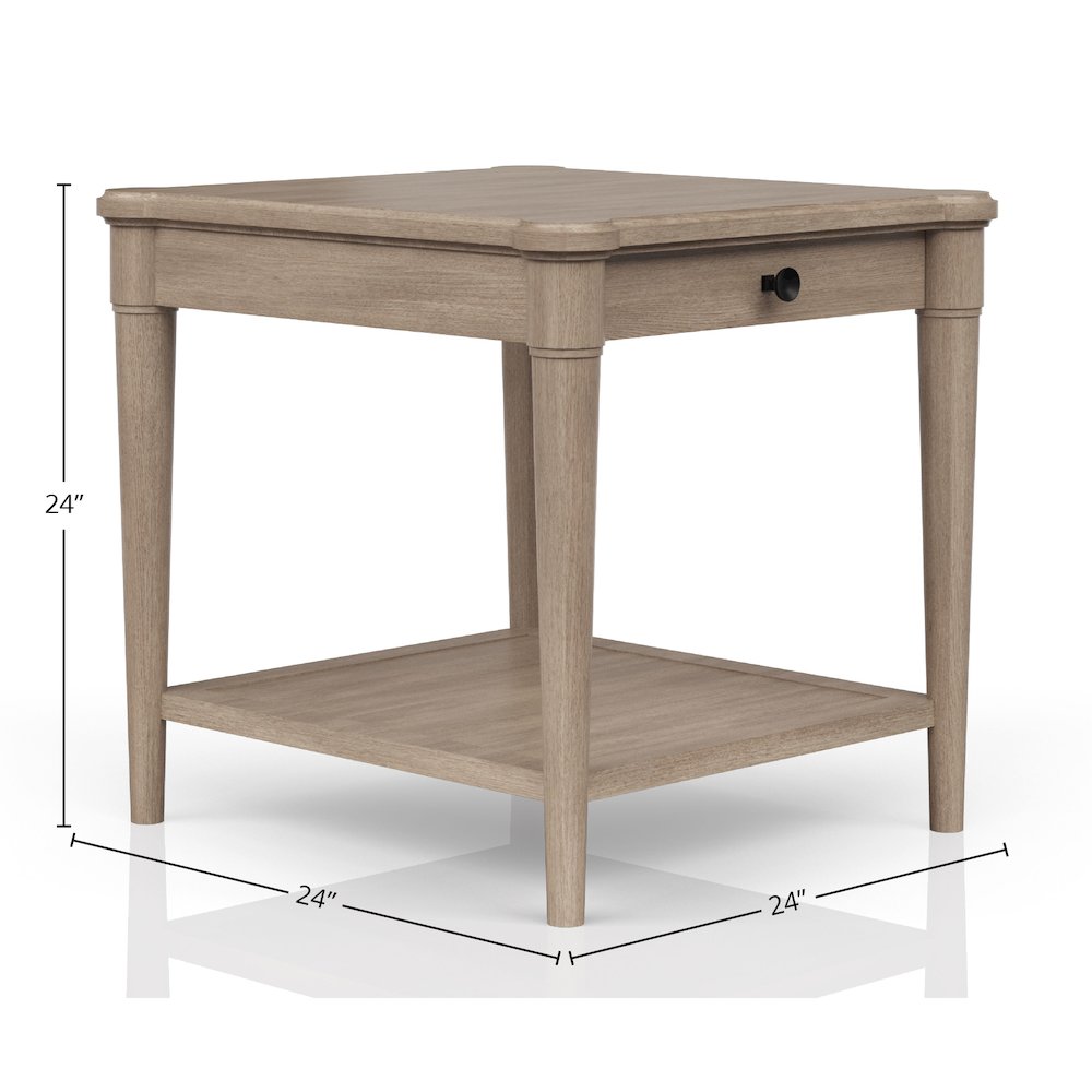 Wilmington Wood End Table. Picture 6
