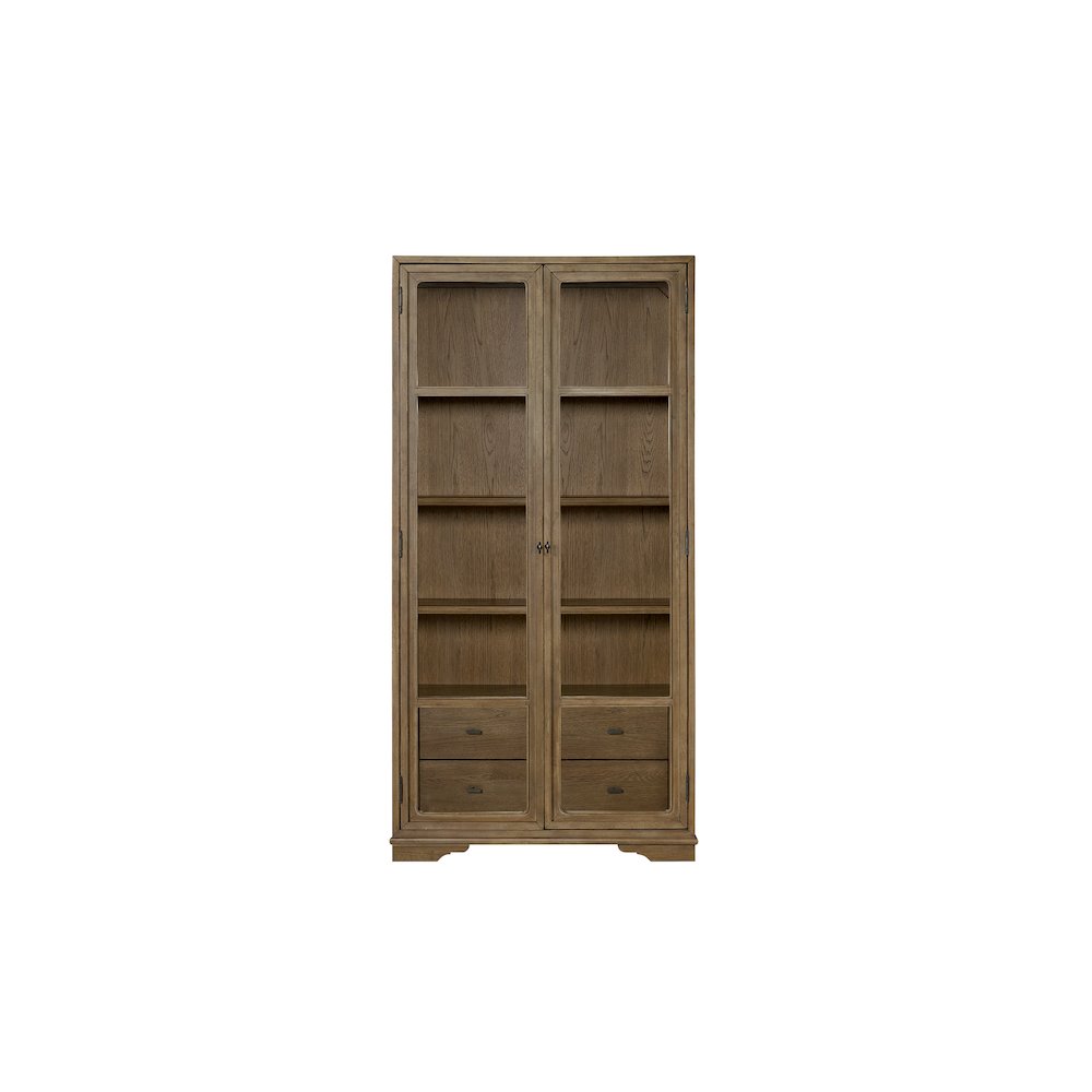Magnolia Tall Display Cabinet - Almond. Picture 5