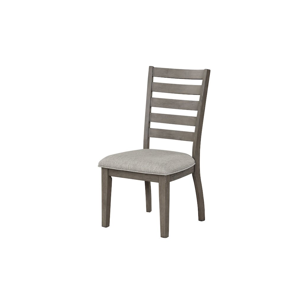 Will Side Chair in Gray / Brown Finish. Picture 4