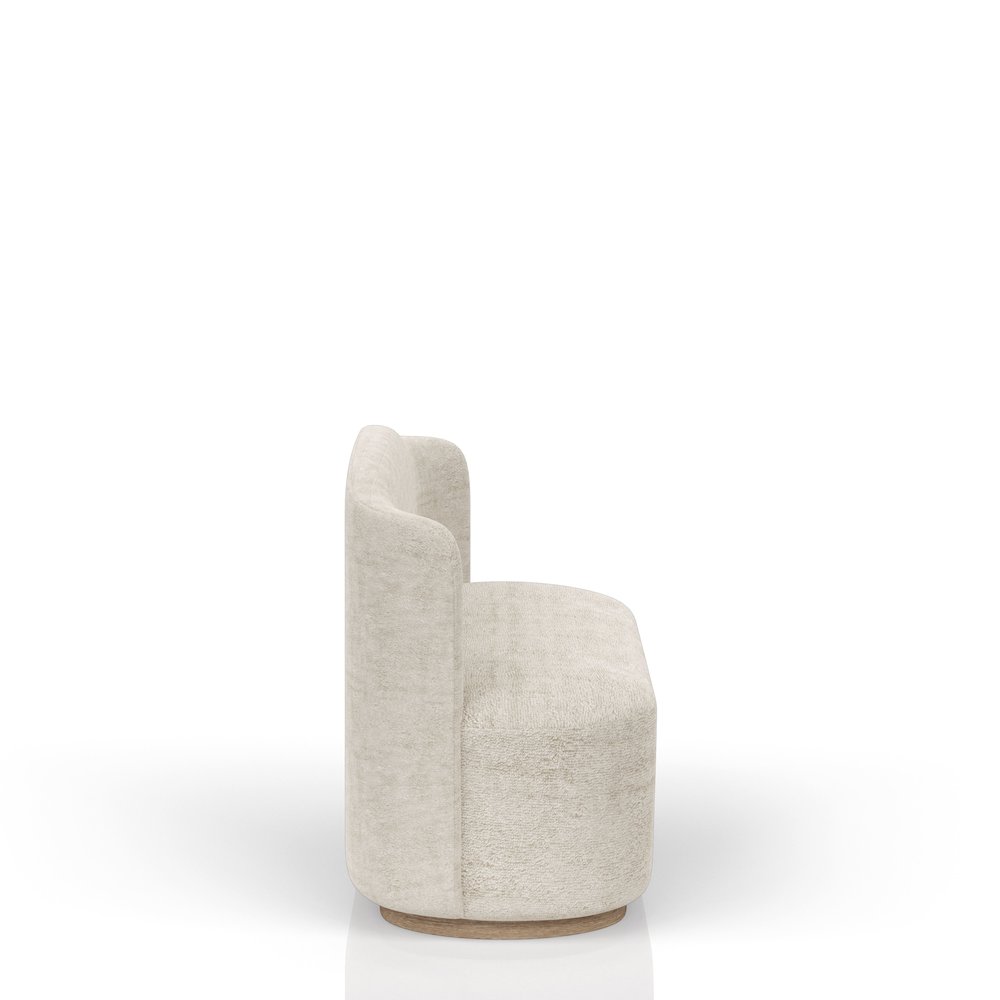 Elements Banquette - Ivory In Cocoa Finish. Picture 4