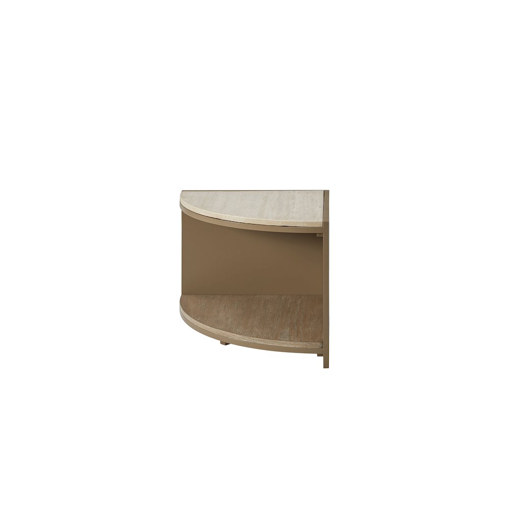 Transitional Elements Quarter Bunching Tables - Toffee/Spice. Picture 4