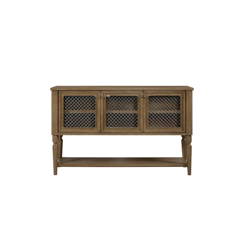 Magnolia Server Mesh Door Front - Almond. Picture 1