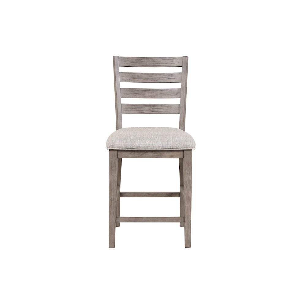 Will Counter Stools in Gray / Brown Finish. Picture 4
