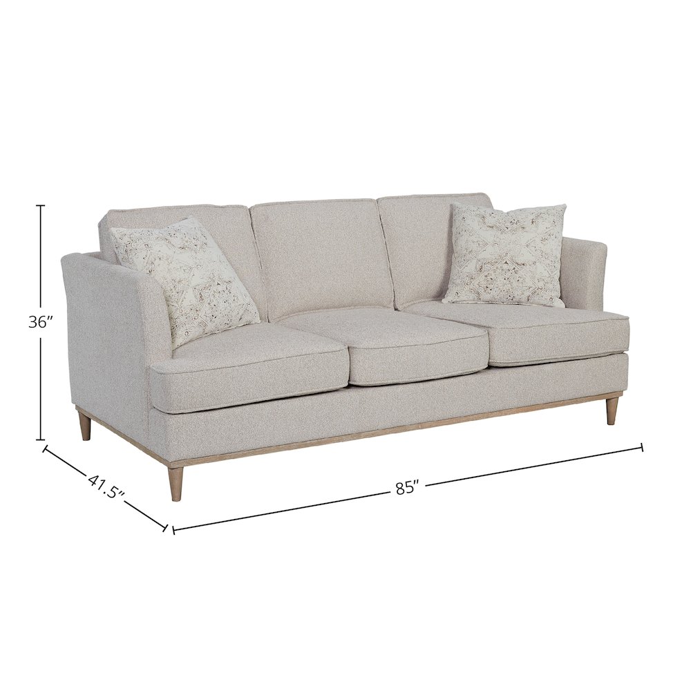Wilmington Sofa D W/ 2 Pillows. Picture 3