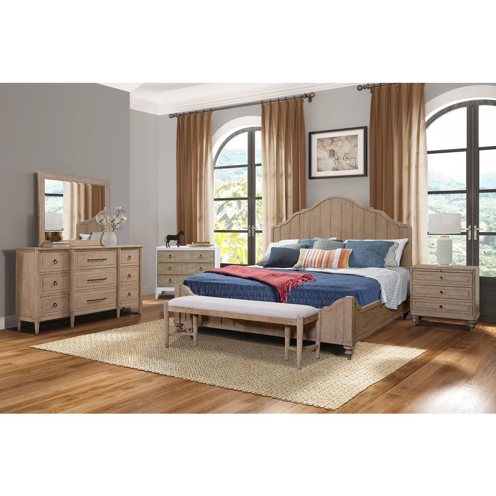 Wilmington King Panel Bed. Picture 8