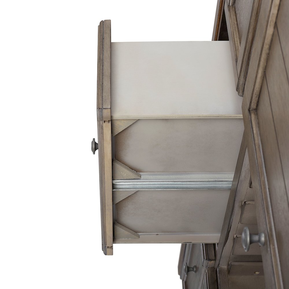 Will Server W/ Power Pack in Gray / Brown Finish. Picture 5
