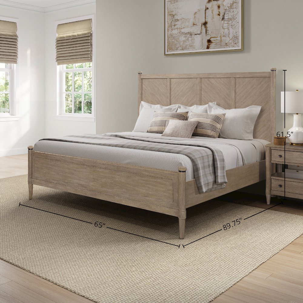 Wilmington King Lo-Post Bed. Picture 2