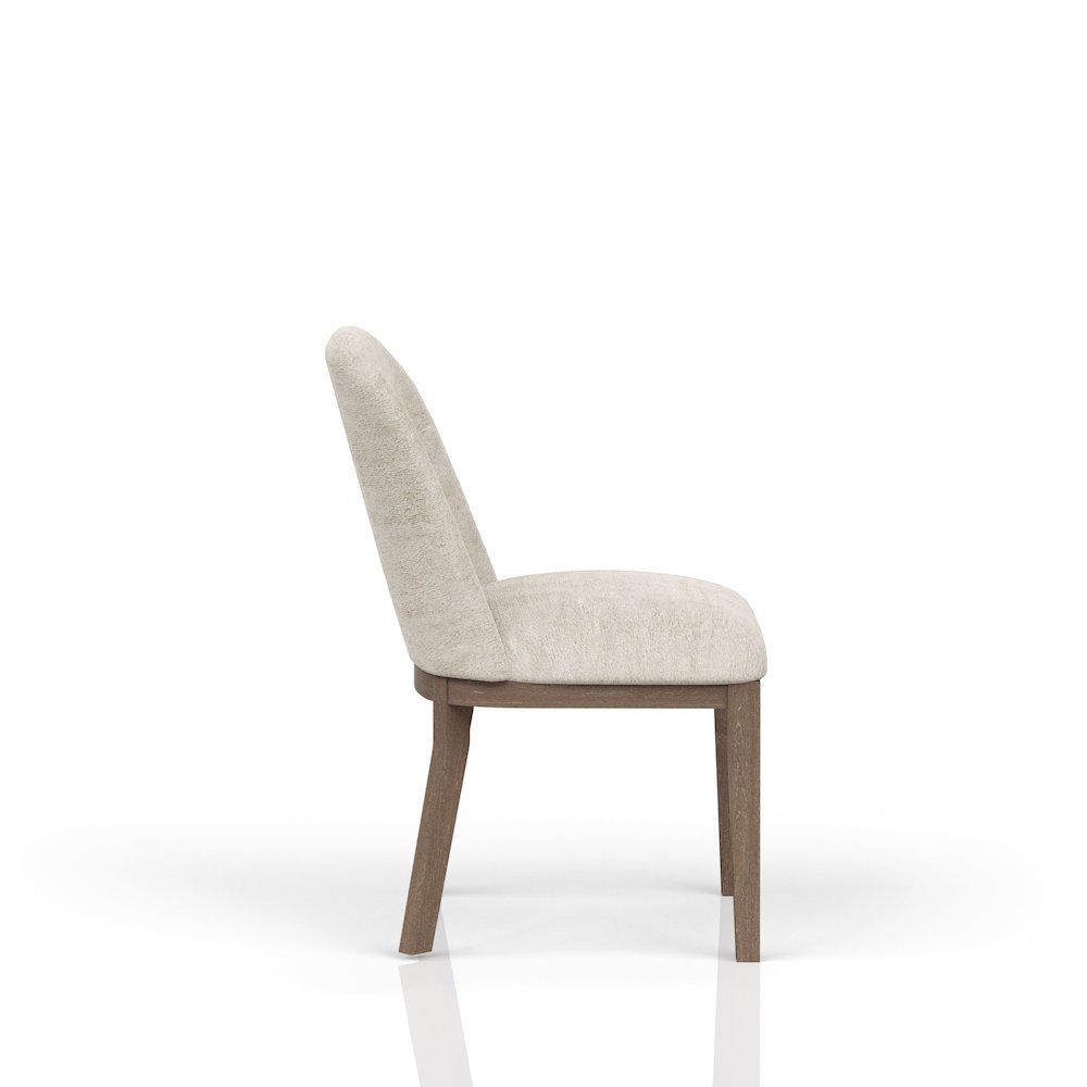 Elements Shelter Upholstered Chair - In Cocoa Finish. Picture 3