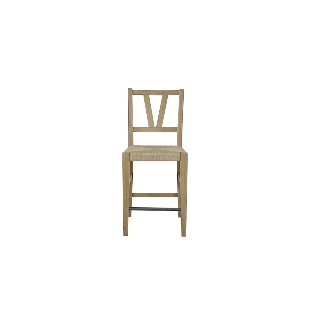 Magnolia Counter Height Slat Back Chair - Cashew. Picture 5