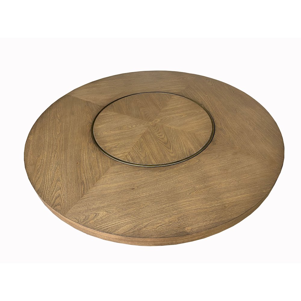 Aurora Round Dining Table W/ Lazy Susan. Picture 2