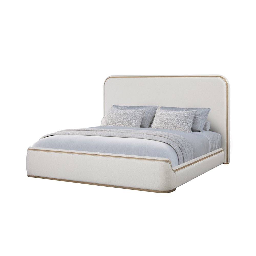 Transitional Elements Elements Queen Upholstered Bed. Picture 2