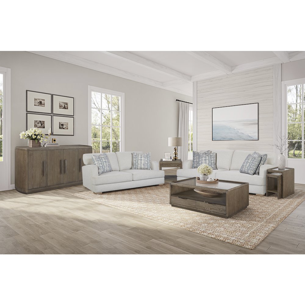 Elements Loveseat In Finish. Picture 5