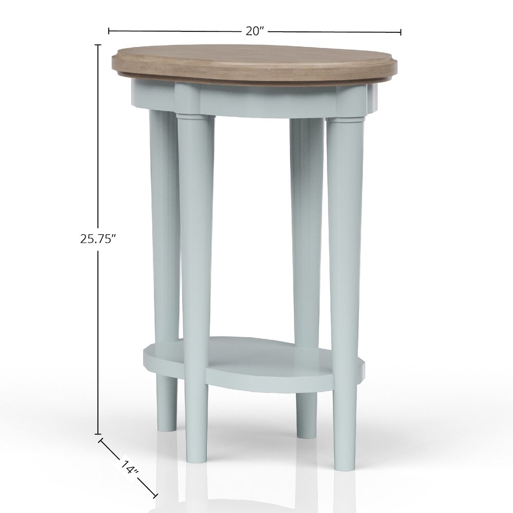 Wilmington Chairside Table Ocean/Sand. Picture 4