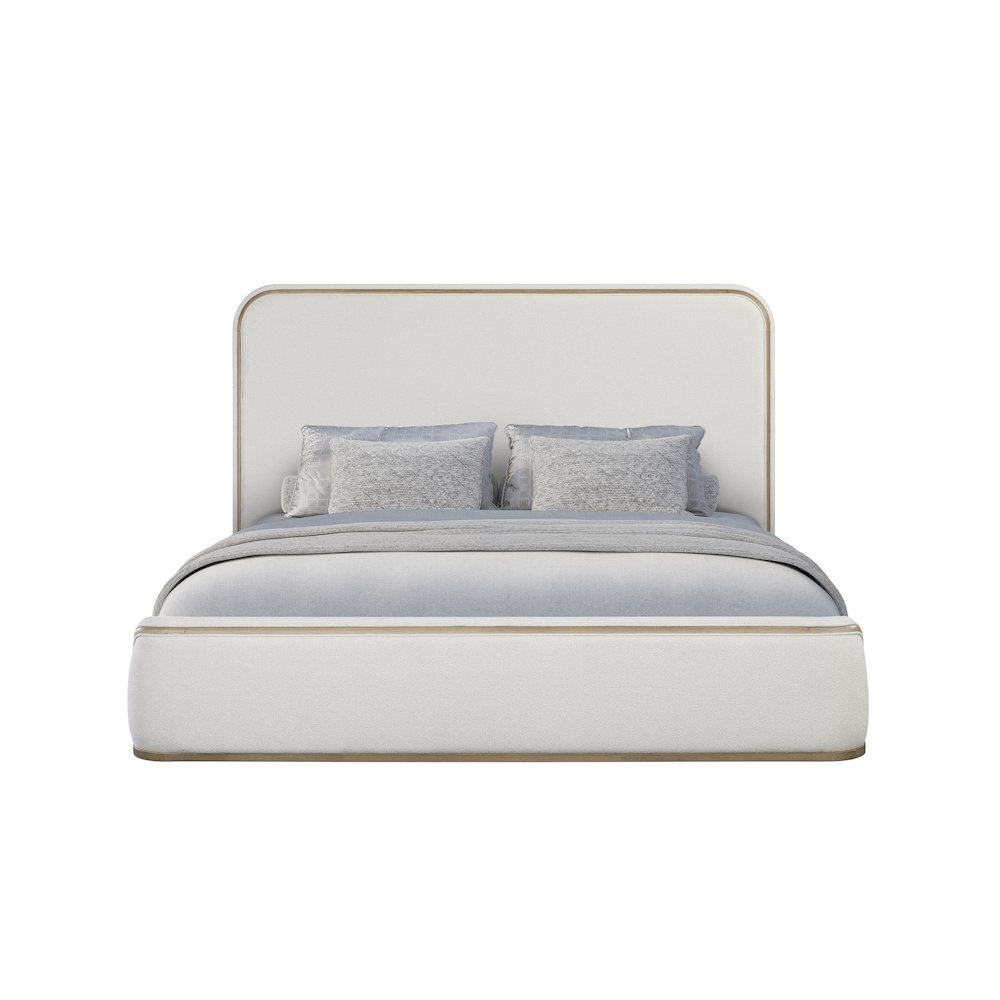 Transitional Elements Elements King Upholstered Bed. Picture 5