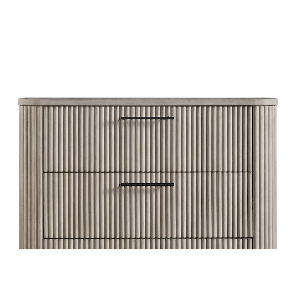 Fisher Park 4 Drawer Chest - Taupe. Picture 4