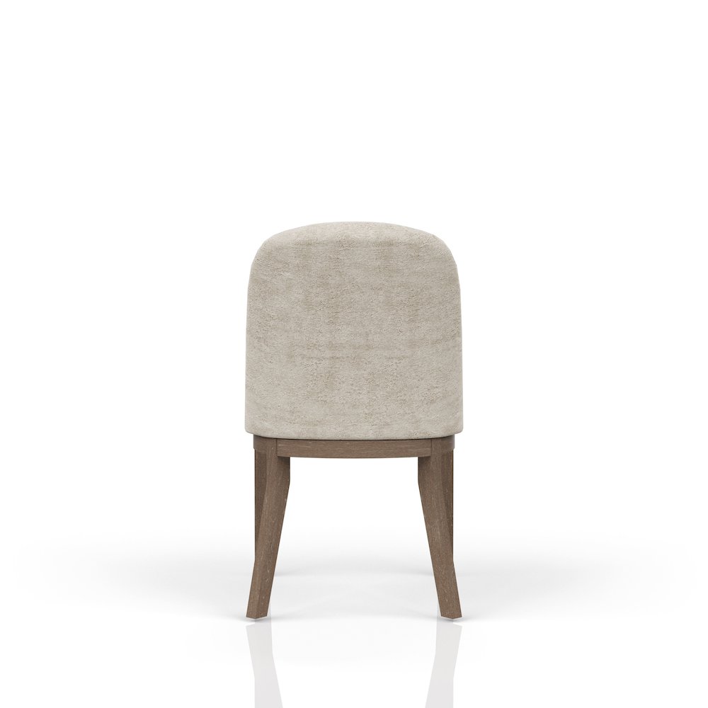 Elements Shelter Upholstered Chair - In Cocoa Finish. Picture 4