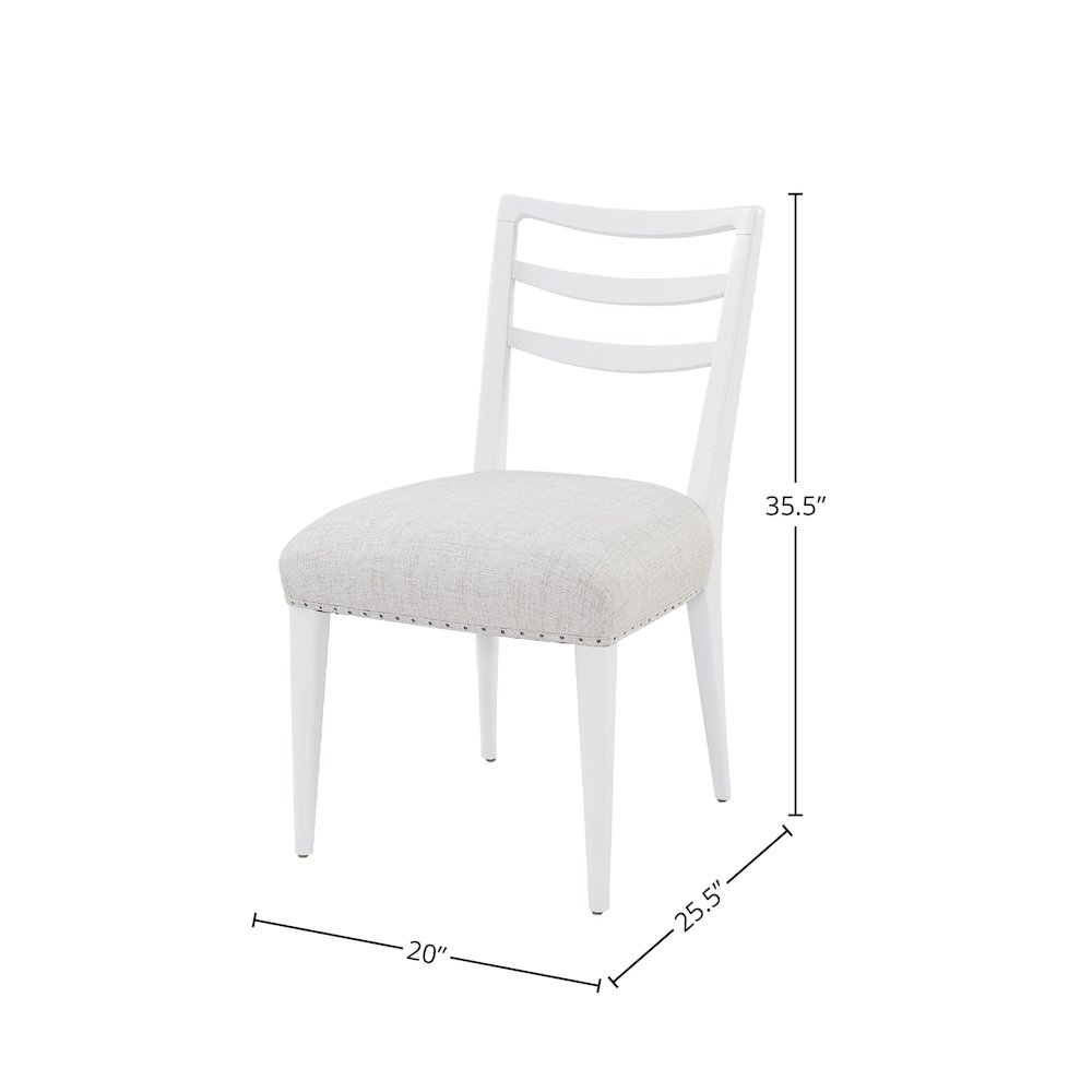 Wilmington Laderback Dining Chair - White. Picture 2