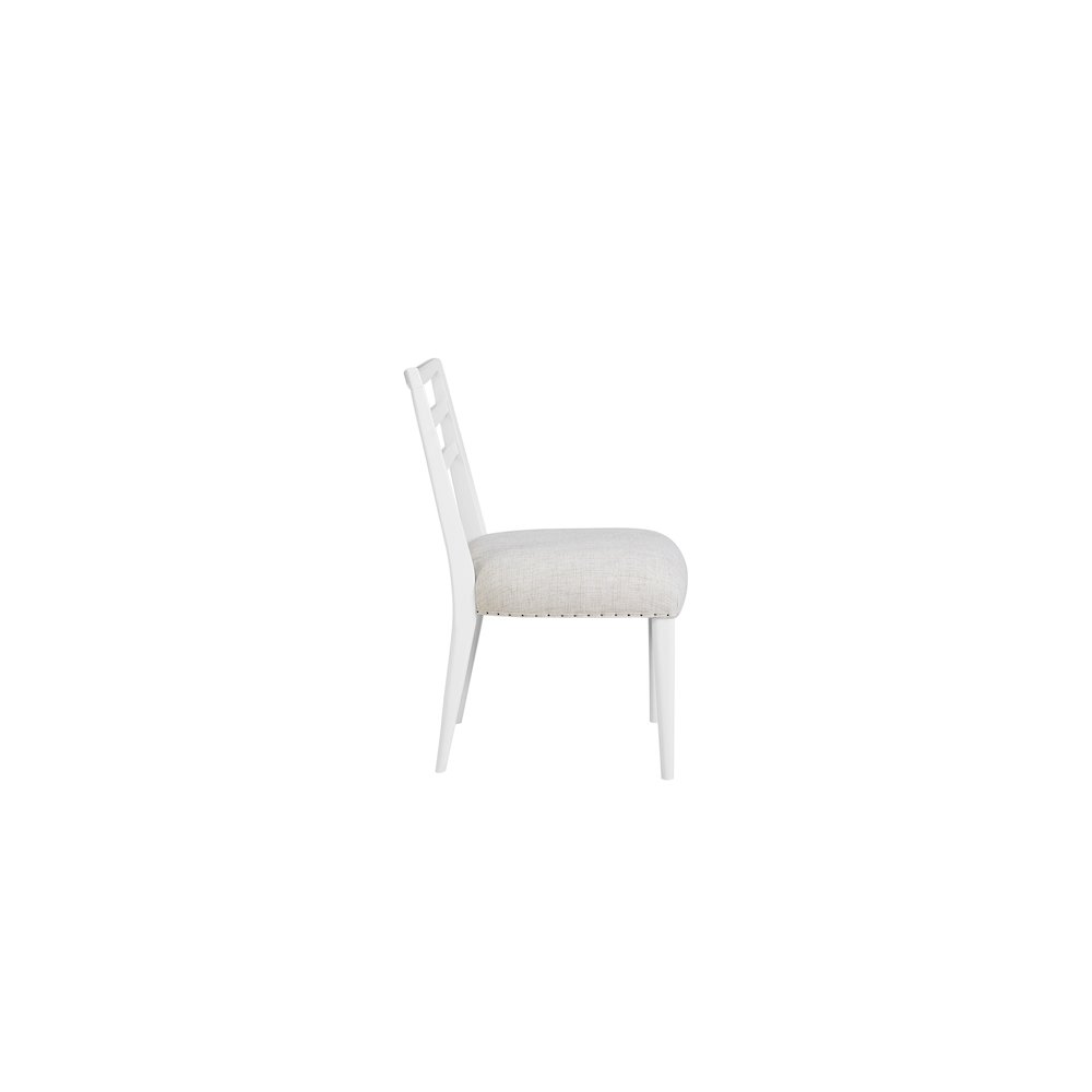 Wilmington Laderback Dining Chair - White. Picture 1