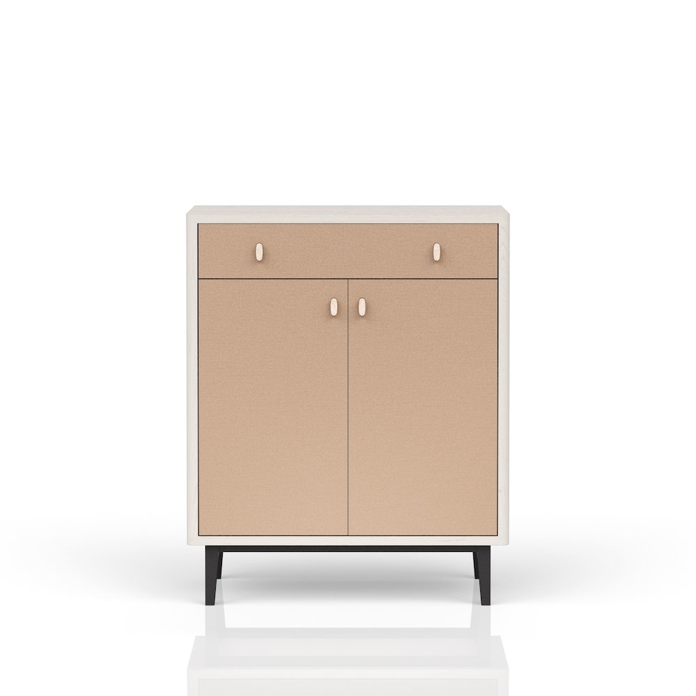 Elements Bar Cabinet - In Vanilla Finish. Picture 1