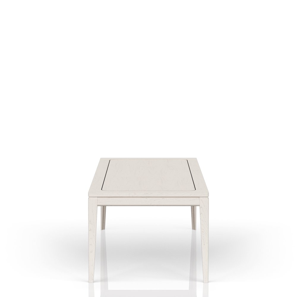 Elements Leg Table Metal Inlay - In Vanilla Finish. Picture 3