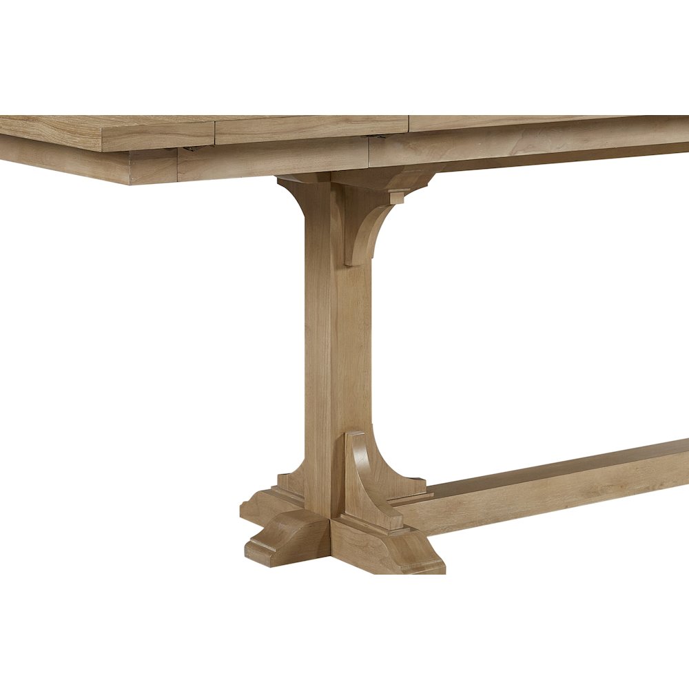 Magnolia Counter Height Trestle Table - Cashew. Picture 3