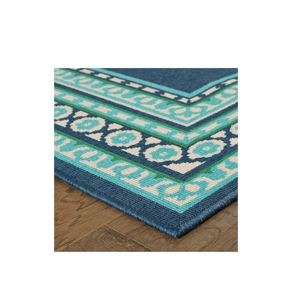 MERIDIAN Navy 7'10 Area Rug. Picture 2