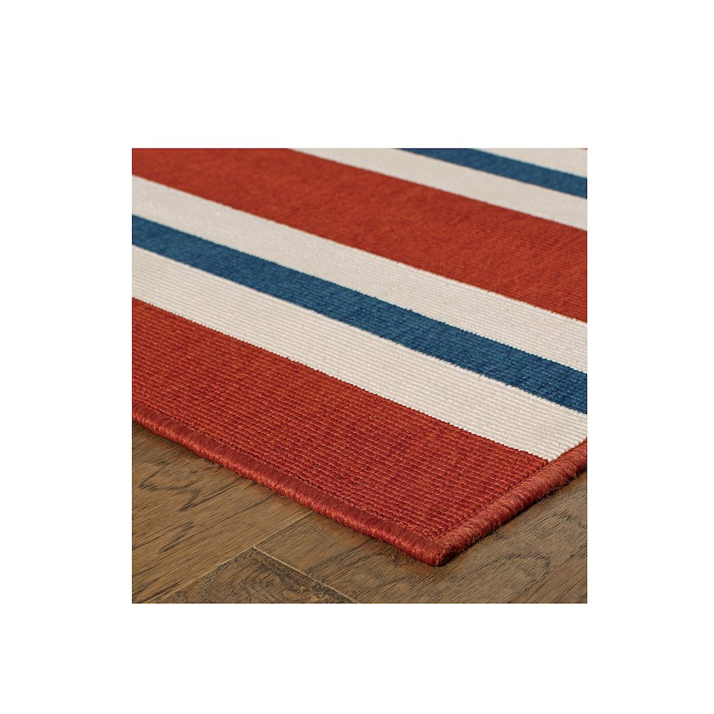 MERIDIAN Red 7'10 Area Rug. Picture 2