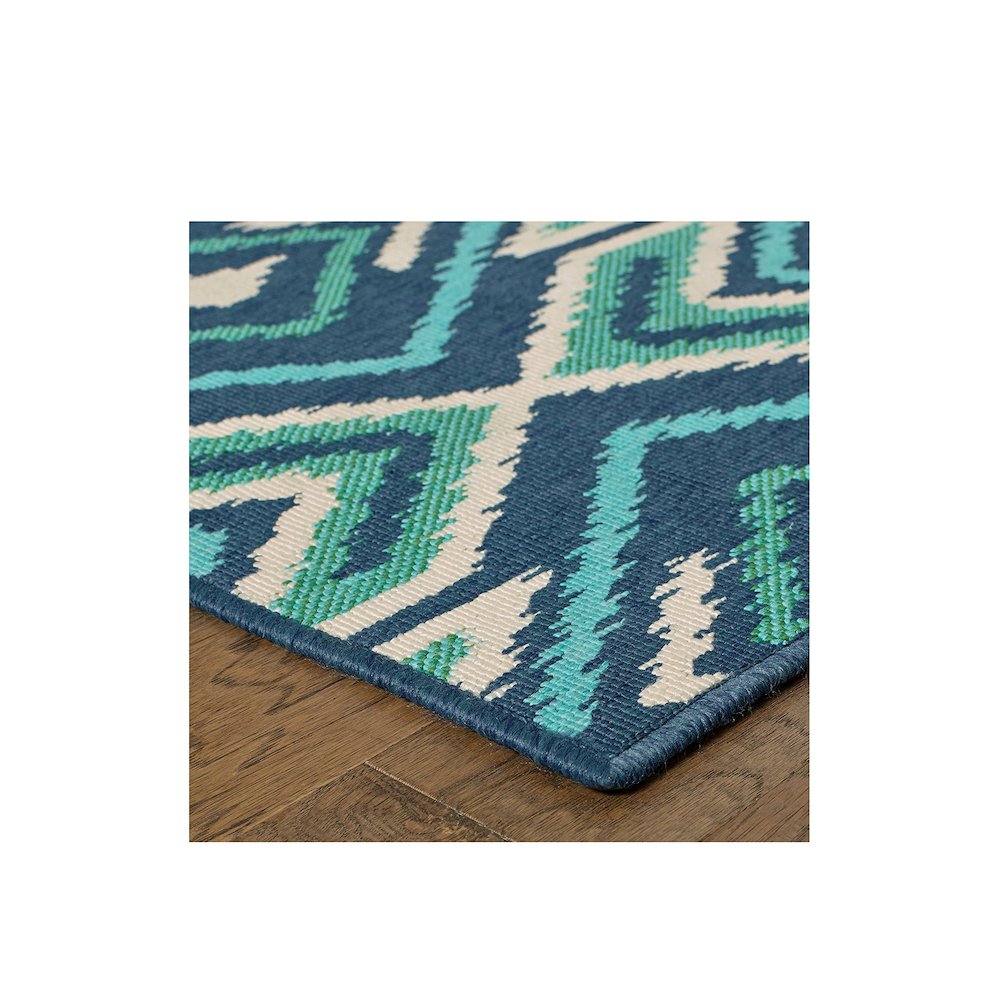 MERIDIAN Navy 7'10 Area Rug. Picture 2