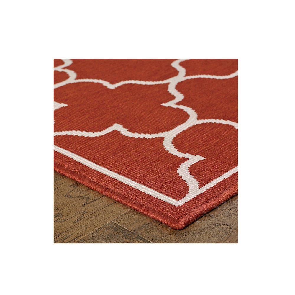 MERIDIAN Red 7'10 Area Rug. Picture 2