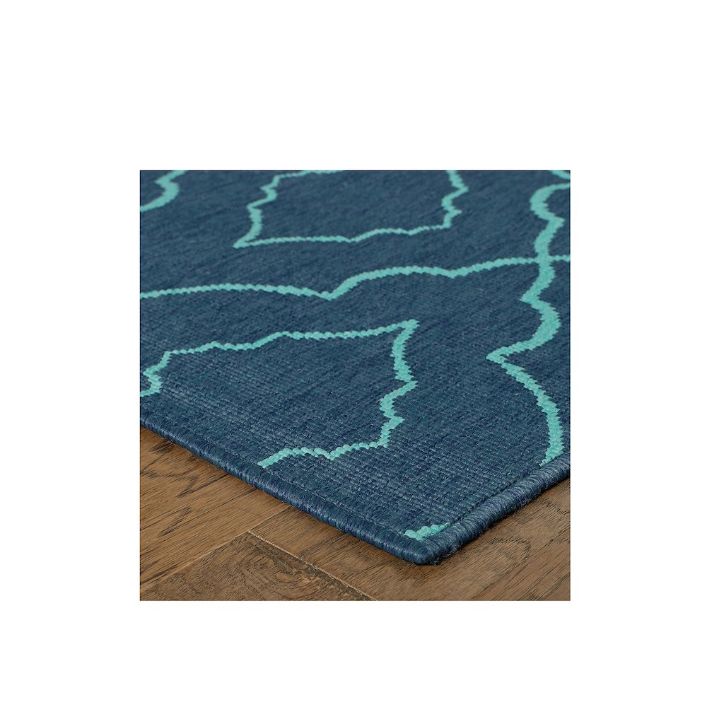 MERIDIAN Navy 7'10 Area Rug. Picture 2