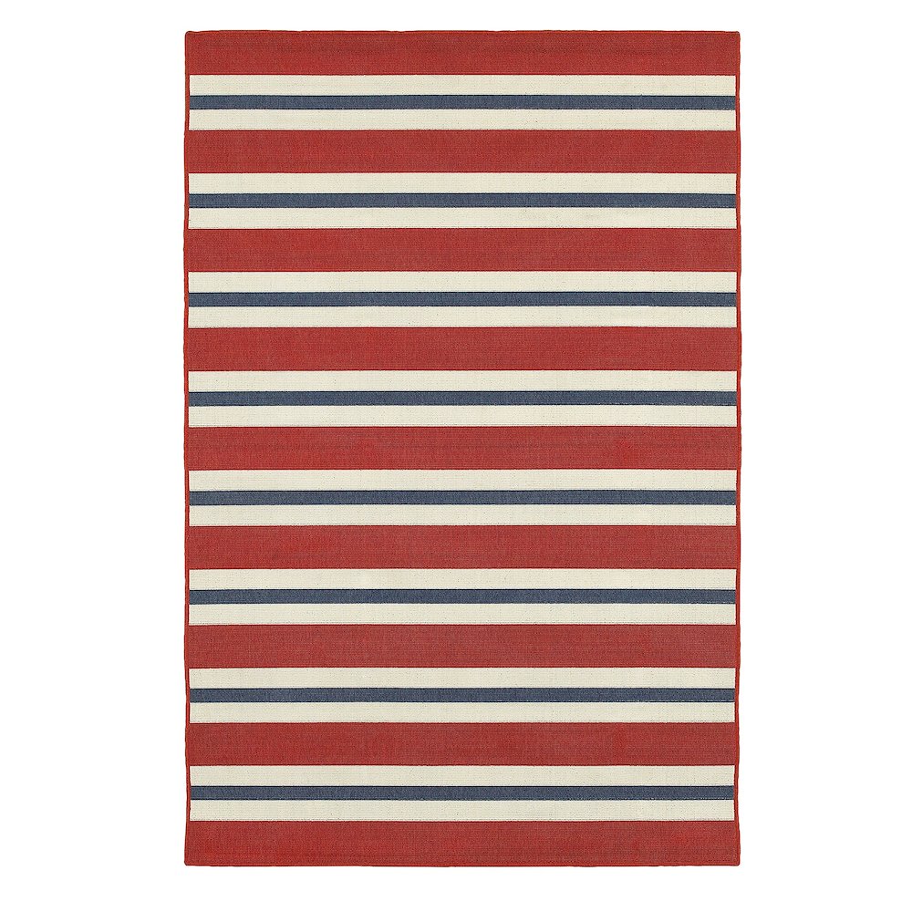 MERIDIAN Red 7'10 Area Rug. Picture 1