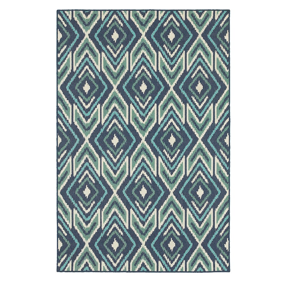 MERIDIAN Navy 7'10 Area Rug. Picture 1