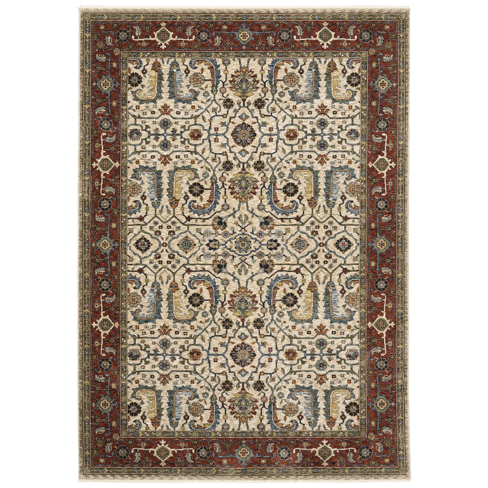 ABERDEEN Ivory 3' 3 X  5' Area Rug. Picture 1