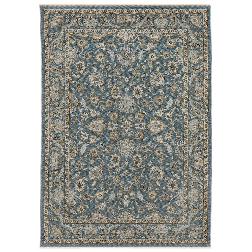 ABERDEEN Blue 3' 3 X  5' Area Rug. Picture 1