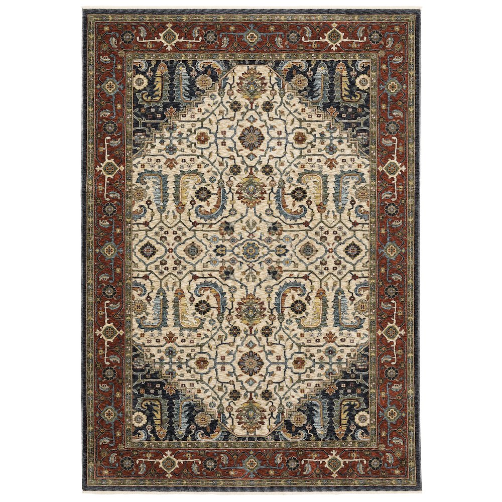ABERDEEN Ivory 3' 3 X  5' Area Rug. Picture 1