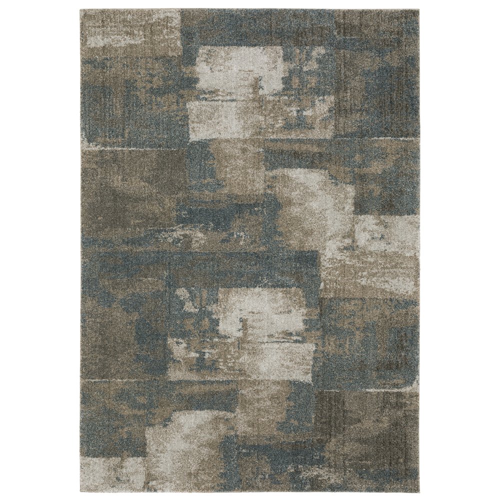 ALTON Blue 5' 3 X  7' 6 Area Rug. Picture 1