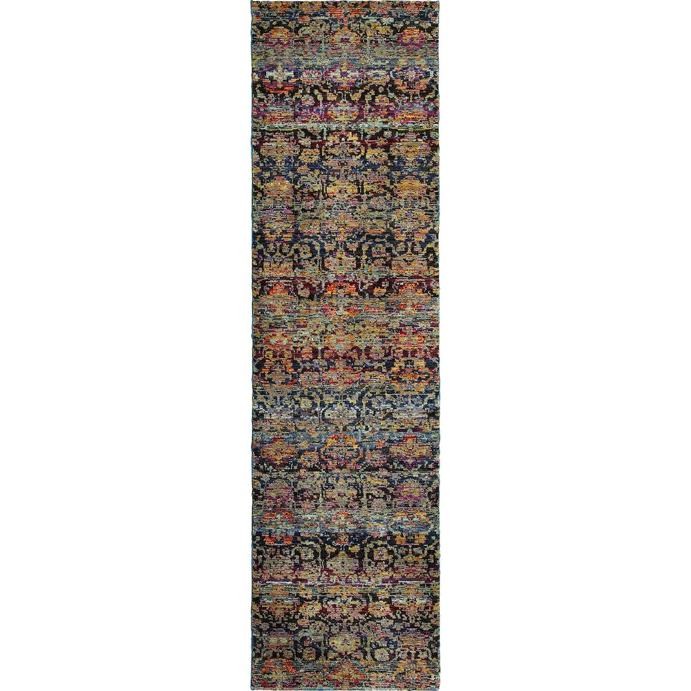 ANDORRA Multi 2' 6 X 12' Area Rug. Picture 1