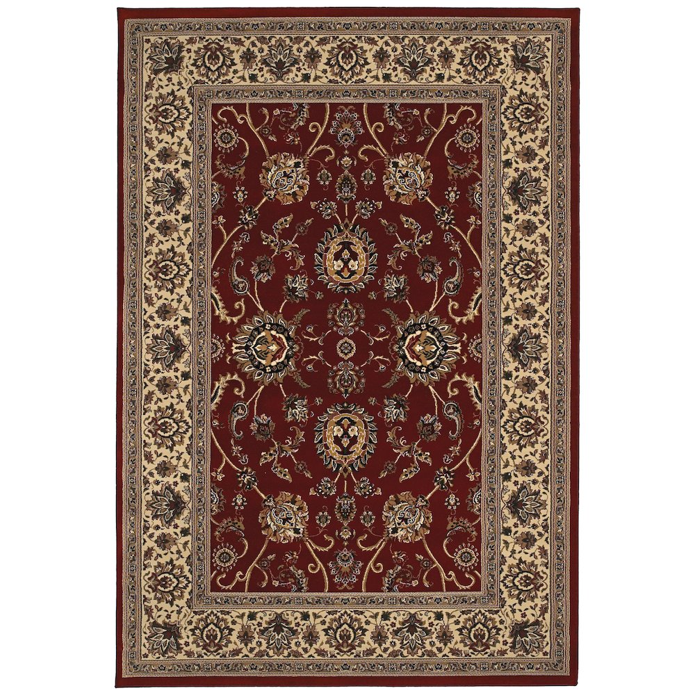 ARIANA Red 6' 7 X  9' 6 Area Rug. Picture 1