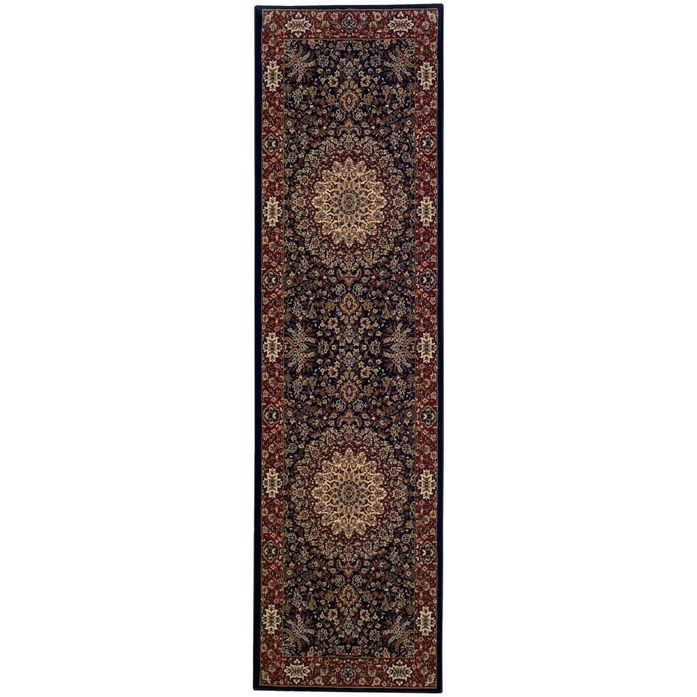 ARIANA Blue 2' 7 X  9' 4 Area Rug. Picture 1
