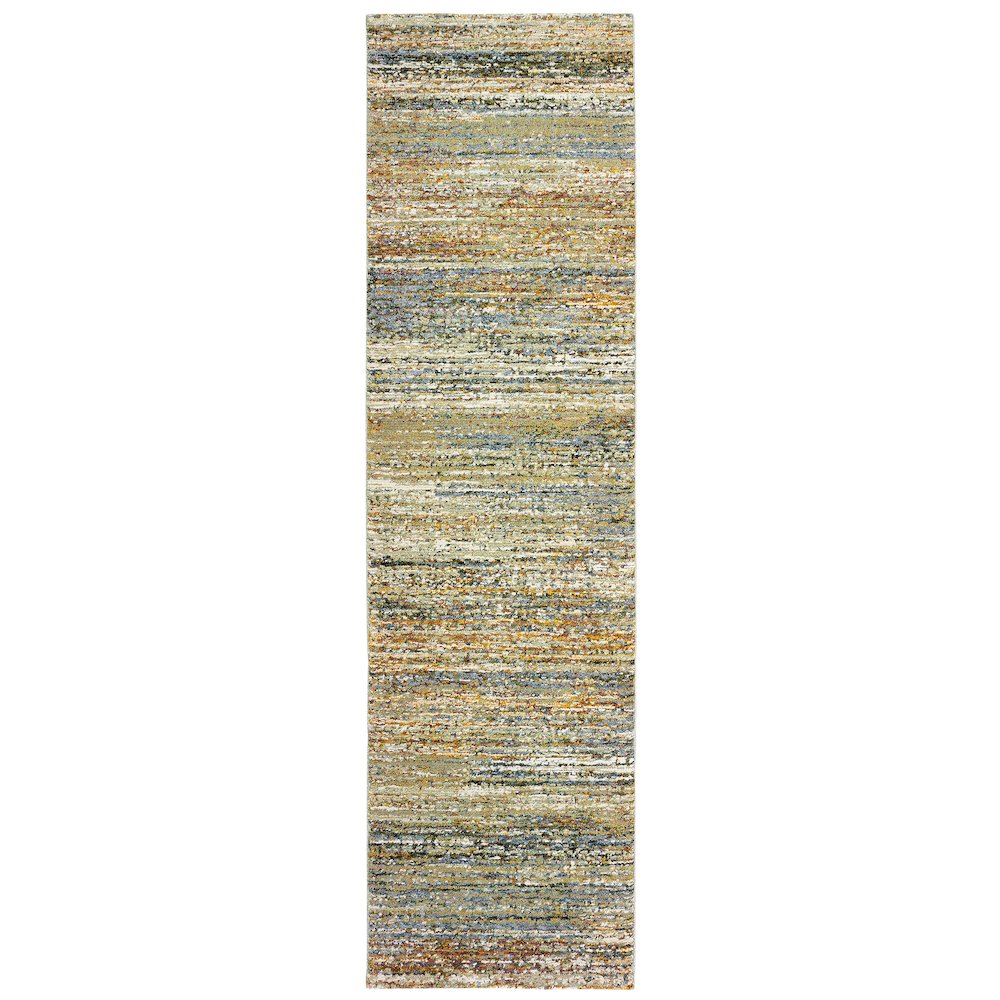 ATLAS Gold 2' 6 X 12' Area Rug. Picture 1