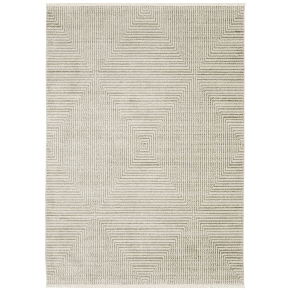 BAUER Beige 5' 3 X  7' 6 Area Rug. Picture 1