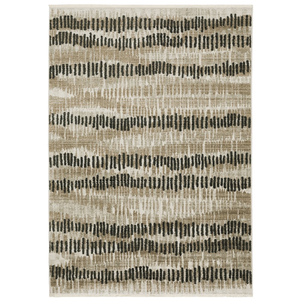 BAUER Beige 5' 3 X  7' 6 Area Rug. Picture 1