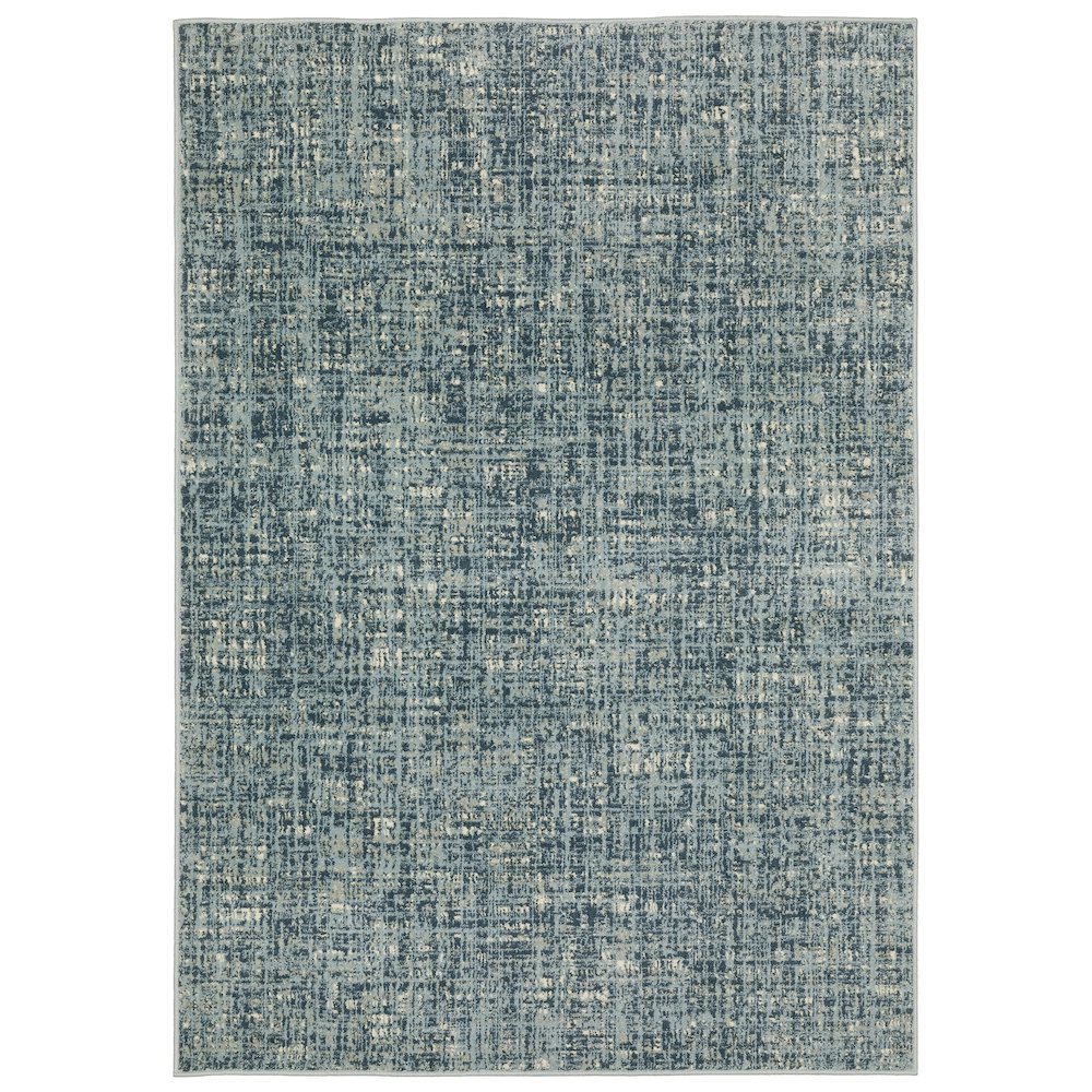 BRANSON Blue 5' 3 X  7' 3 Area Rug. Picture 1