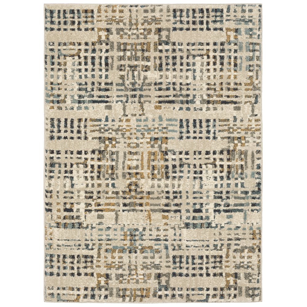 CARSON Beige 3'10 X  5' 5 Area Rug. Picture 1