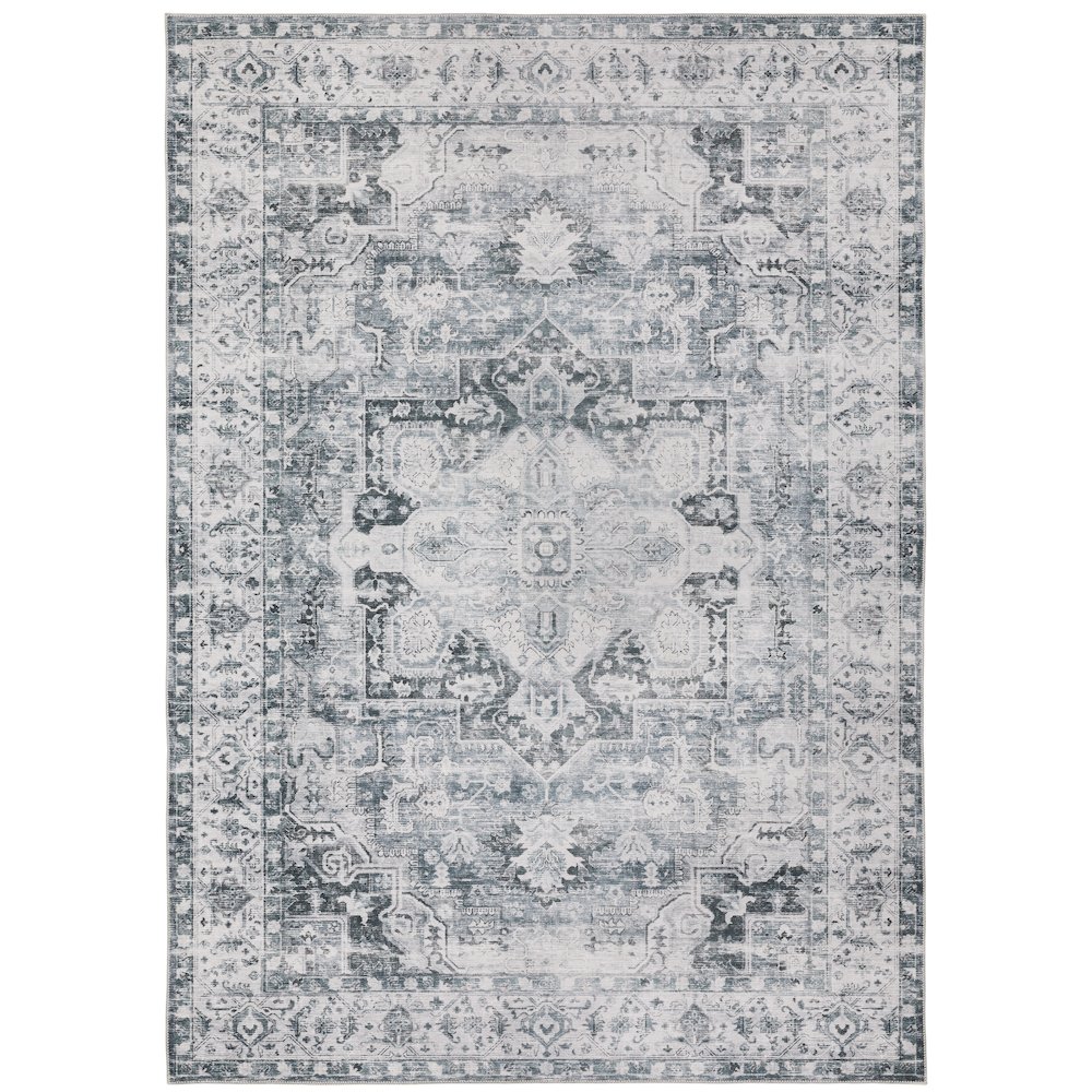 CHARLESTON Charcoal 3' 6 X  5' 6 Area Rug. Picture 1