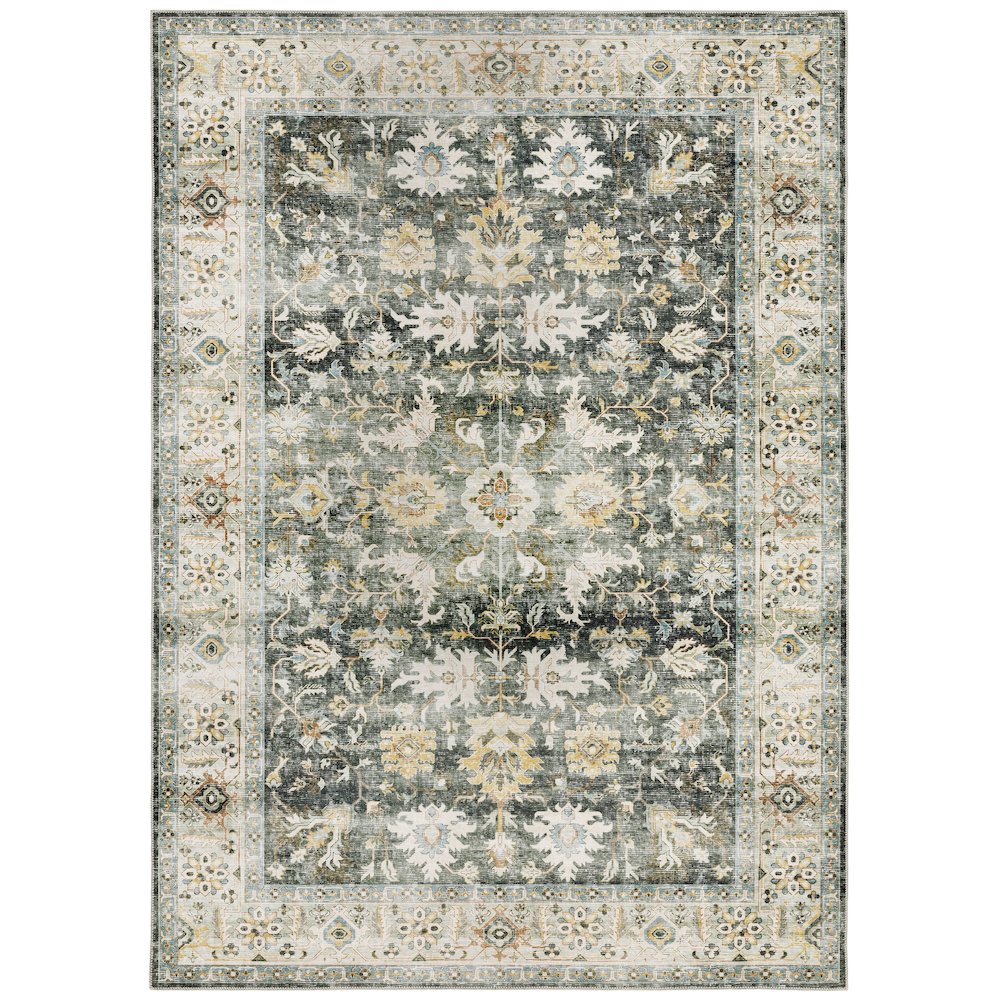 CHARLESTON Charcoal 3' 6 X  5' 6 Area Rug. Picture 1