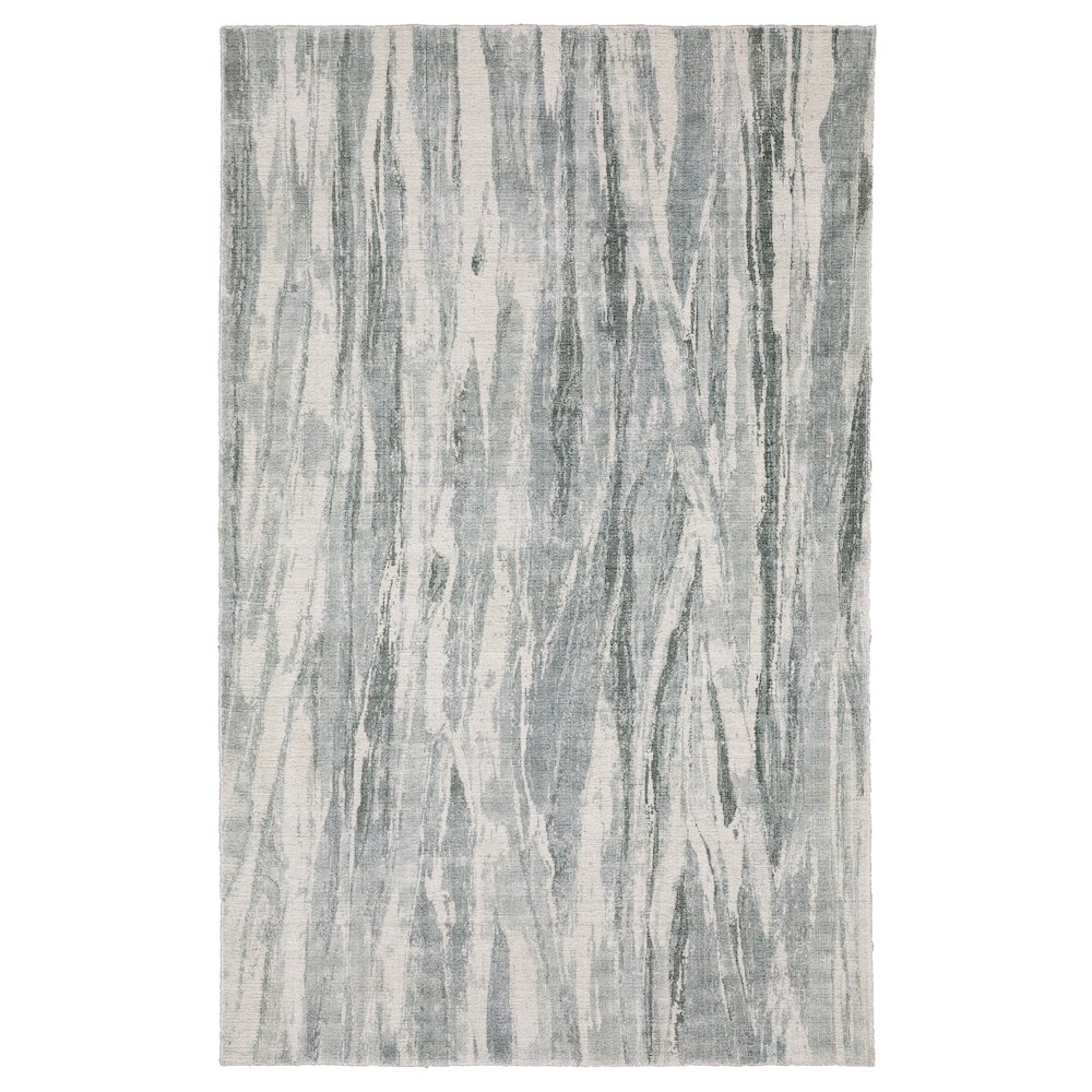 Casual Rug 6' X  9' Size in Green/ Ivory Color. Picture 1